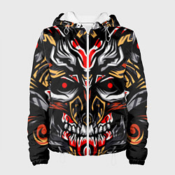 Куртка с капюшоном женская Dark Knight, цвет: 3D-белый