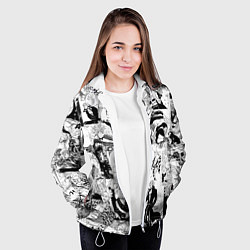 Куртка с капюшоном женская Бан, цвет: 3D-белый — фото 2
