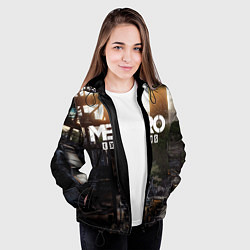 Куртка с капюшоном женская Metro Exodus, цвет: 3D-черный — фото 2