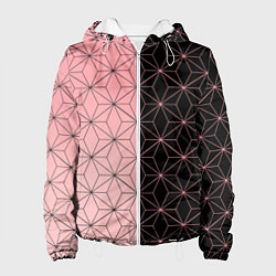 Куртка с капюшоном женская КОСТЮМ НЕЗУКО NEZUKO, цвет: 3D-белый