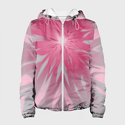 Куртка с капюшоном женская Абстракция, цвет: 3D-белый