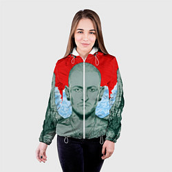 Куртка с капюшоном женская LINKIN PARK, цвет: 3D-белый — фото 2