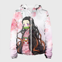 Куртка с капюшоном женская НЕЗУКА NEZUKO, цвет: 3D-белый