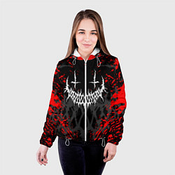 Куртка с капюшоном женская GHOSTEMANE, цвет: 3D-белый — фото 2