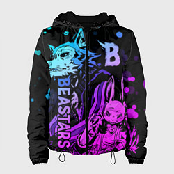 Куртка с капюшоном женская BEASTARS, Легоши и Хару, цвет: 3D-черный