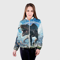 Куртка с капюшоном женская Ark Survival Evolved, цвет: 3D-белый — фото 2