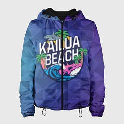 Куртка с капюшоном женская KAILUA BEACH, цвет: 3D-черный