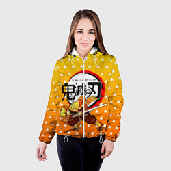 Куртка с капюшоном женская ЗЕНИЦУ ZENITSU, цвет: 3D-белый — фото 2