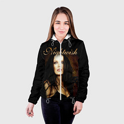Куртка с капюшоном женская Nightwish, цвет: 3D-белый — фото 2