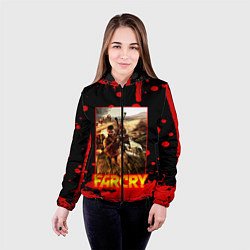 Куртка с капюшоном женская FARCRY ФАРКРАЙ GAME, цвет: 3D-черный — фото 2