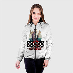 Куртка с капюшоном женская Викинг Бьёрн Железнобокий, цвет: 3D-черный — фото 2