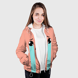 Куртка с капюшоном женская Crying Isaac, цвет: 3D-белый — фото 2