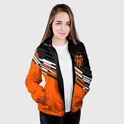 Куртка с капюшоном женская ФК ВАЛЕНСИЯ SPORT СПОРТ, цвет: 3D-черный — фото 2