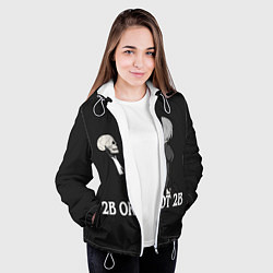 Куртка с капюшоном женская 2B OR NOT 2B, цвет: 3D-белый — фото 2