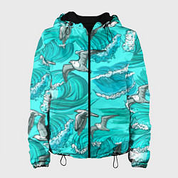 Женская куртка Чайки в море