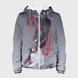 Куртка с капюшоном женская Магистр дъявольского культа, цвет: 3D-белый