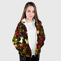 Куртка с капюшоном женская Яркий день, цвет: 3D-белый — фото 2