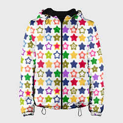 Женская куртка Разноцветные звездочки