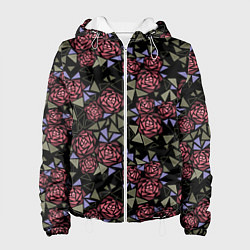 Женская куртка Цветочная мозаика