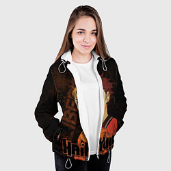 Куртка с капюшоном женская Нишиноя Ю Волейбол, цвет: 3D-белый — фото 2