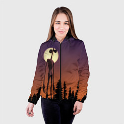 Куртка с капюшоном женская Gradient Forest Siren Head, цвет: 3D-черный — фото 2