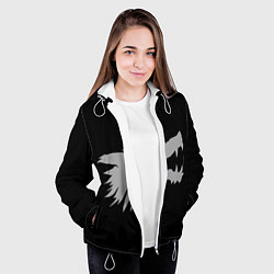 Куртка с капюшоном женская Гангрел, цвет: 3D-белый — фото 2