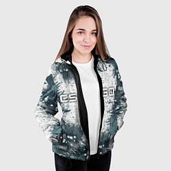 Куртка с капюшоном женская CS GO - Контра, цвет: 3D-черный — фото 2