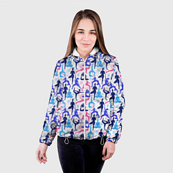 Куртка с капюшоном женская Гимнастика, цвет: 3D-белый — фото 2