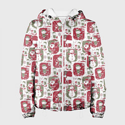 Женская куртка Санта везёт подарки