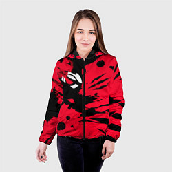 Куртка с капюшоном женская The Witcher тёмный глаз, цвет: 3D-черный — фото 2