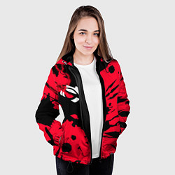 Куртка с капюшоном женская The Witcher тёмный глаз, цвет: 3D-черный — фото 2