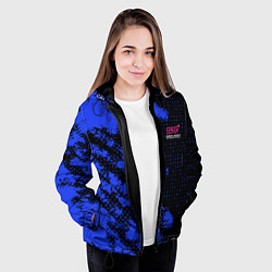 Куртка с капюшоном женская SUBARU STI СУБАРИСТ, цвет: 3D-черный — фото 2