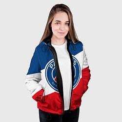 Куртка с капюшоном женская Paris Saint-Germain FC, цвет: 3D-черный — фото 2