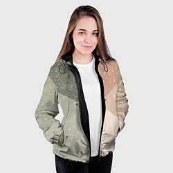 Куртка с капюшоном женская Звезда на фоне АПВ 6 1 2, цвет: 3D-черный — фото 2