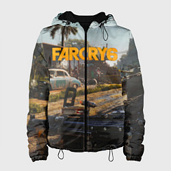 Куртка с капюшоном женская Far Cry 6 game art, цвет: 3D-черный