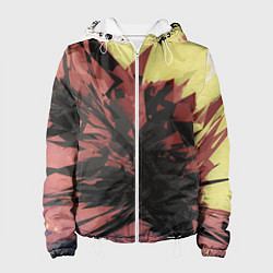 Куртка с капюшоном женская DRIVE IS HERE : Буйство красок, цвет: 3D-белый