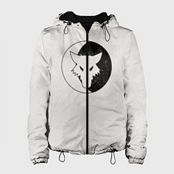 Куртка с капюшоном женская Лунные волки ранний лого цвет легиона, цвет: 3D-черный