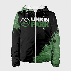 Куртка с капюшоном женская Линкин Парк в стиле Гранж Linkin Park, цвет: 3D-белый