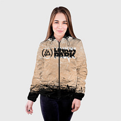 Куртка с капюшоном женская Linkin Park Рок Группа Линкин Парк, цвет: 3D-черный — фото 2