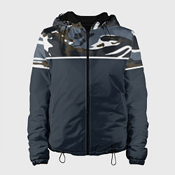 Куртка с капюшоном женская Камуфляж 2 0, цвет: 3D-черный