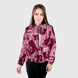 Куртка с капюшоном женская Newspaper fashion, цвет: 3D-черный — фото 2