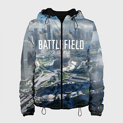 Куртка с капюшоном женская Battlefield 2042 - КАЛЕЙДОСКОП, цвет: 3D-черный