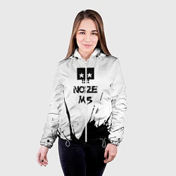 Куртка с капюшоном женская Noize MC Нойз МС 1, цвет: 3D-белый — фото 2