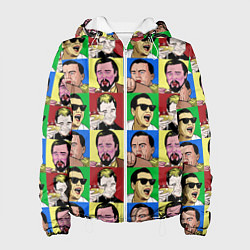 Куртка с капюшоном женская ЛЕГЕНДА ДИ КАПРИО РАЗНЫЕ ОБРАЗЫ, цвет: 3D-белый