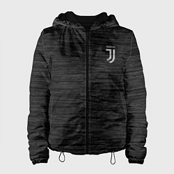Куртка с капюшоном женская Juventus Asphalt theme, цвет: 3D-черный
