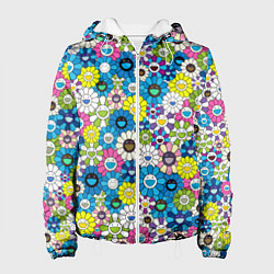 Женская куртка Takashi Murakami Улыбающиеся цветы