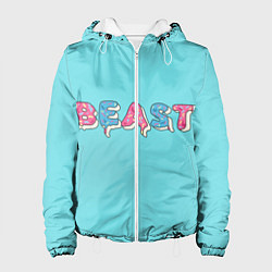 Куртка с капюшоном женская Mr Beast Donut, цвет: 3D-белый