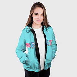 Куртка с капюшоном женская Mr Beast Donut, цвет: 3D-черный — фото 2