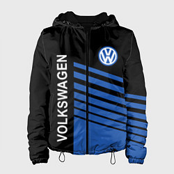 Женская куртка VOLKSWAGEN ЧЕРНО СИНИЙ