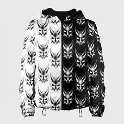 Куртка с капюшоном женская GENSHIN IMPACT XIAO MASK ГЕНШИН ИМПАКТ СЯО МАСКА, цвет: 3D-черный